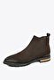 Genuine Leather Brown Suede Men's Outdoor Boots - 3