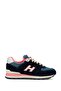Peru Genuine Leather Navy- White Women's Sports Shoes