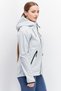 Women Sportswear Fit Hooded Long Sleeve Training Sweatshirts, Platinum Grey - 4