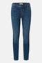 Women Skinny Fit High Rise Straight Leg Washed Jeans, Blue - 2