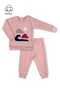 Girl Boy Baby Unisex Geometric Embroidery Design Seasonal Bottom Top Set