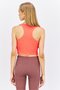 Women Sportswear Fit Sleeveless Running Tank Top, Coral - 4
