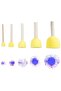 5 Pcs Printing Pom-Pom Sponge Set - 5
