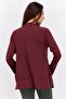Maternity Sportswear Fit Brand Logo Training Top, Maroon - 4