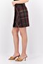 Women Plaid Mini Skirts, Multicolor - 3