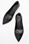 Women's Stiletto Shoes BLACK CROCO - 5