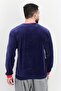 Men Sportswear Fit Long Sleeve Training Sweatshirt, Medieval Blue - 3