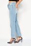 Women Sheri Slim Fit Ankle Cuff Stretchable Jeans, Light Wash Blue - 4