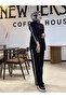 White Black Sequin Striped Oyşo Tracksuit Set - Black - 6