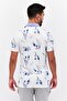 Men Sportswear Fit Short Sleeve Training Polo Shirt, White - 2