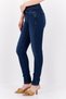 Women Skinny Fit Dark Wash Stretchable Jeans, Navy - 3