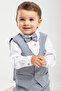 4-Piece Boys' Suit Set with Vest and Shirt - Special Occasion Outfit - 2