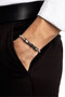 Zircon Stone 21 cm Steel Men's Bracelet - 4