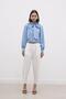 Ecru Belted Riding Pants
