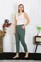 Fashion Stripe Cotton Khaki Single Bottom Pajamas 27523