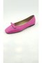 Genuine Leather Bow Fuchsia Ballerinas