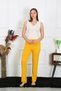 Fashion Line Women's Cotton Combed Cotton Single Bottom Pajamas Yellow 27513