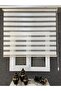 Imported Bamboo Ecru Zebra Roller Blind Skirt Plain (1St Quality Aluminum Case Metal Leg - 4