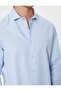 Half Italian Collar Shirt Slim Fit Long Sleeve Buttoned - 5