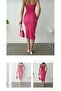 Floral Print Slit Hem Strappy Casual Long Dress - 4