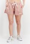 Women Drawstring Brand Logo Training Shorts, Pink