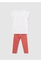 Girl's T-Shirt Tights Set of 2 6750 - 5