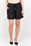 Women Solid Basic Shorts, Charcoal