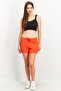 Women Regular Fit Pull-On Basic Shorts, Red - 2
