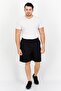 Men Sportswear Fit Brand Logo Training Shorts, Black - 2