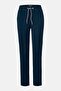 Women Regular Fit Plain Sweatpants, Navy Blue - 2