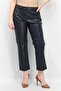Women Regular Fit Solid Pants, Black