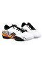231-1138 Men's White-Orange (36-39) Turf Soccer Shoes with Socks - 2
