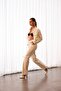 Straight Fit Zippered Pants