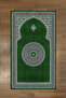 Digital Printed Non-Slip Base Washable Gift Dowry Prayer Mat Prayer Rug