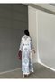 Atlas Fabric Dress (Belt Included)-Purple-4235 Nhn126 - 5