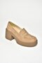 T 996152002   Mink Suede Thick Heeled Women's Shoes - 5