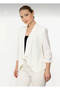 Ekru Tunik ceket - 3