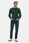 Emory Green Crew Neck Embroidered Standard Fit Men's Sweater - 3