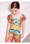 Abel&Lula Girl's Cotton Printed Satin Jumpsuit 5267 - 2