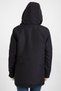 Women's navy blue fleece lined fur water and windproof k Hooded winter coats & outerwear & parkas - 4