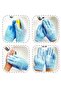 4 pack flexible bath and scrub glove dead skin remover body shower scrub glove extra foaming - 5