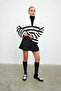 Half turtleneck zipper sweater ecru - 5