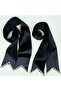 Black Plain Pearl Jewelry Ribbon, Bride Groom Wedding Henna Night Width 6 cm Length 2 Meters