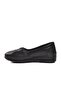7474 Black Genuine Leather Women's Casual Shoes - 3
