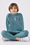 Us1914-G Boy's Pastel Green Tracksuit Set - 3