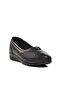 7474 Black Genuine Leather Women's Casual Shoes