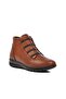 7119 Tan-Black Genuine Leather Women's Boots