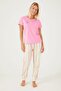 Good Vibes Only Pink Women's Short Sleeve Pajama Set