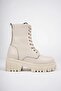 Just Guaranteed Thick Sole Zippered Lace-Up Women's Boots - 5