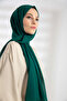 Chiffon Emerald Green Shawl - 5